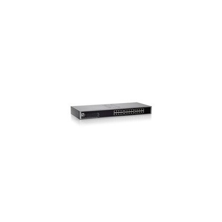 Cable Wholesale 24 Port 10/100 Fast Ethernet Switch, Black 71X5-00224
